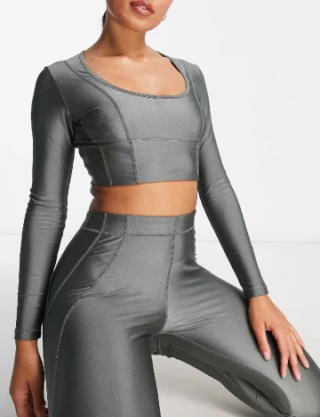 Top HIIT by ASOS, gri Gri