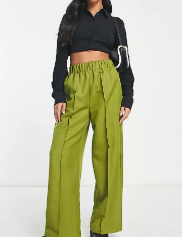 Pantaloni ASOS, verde Verde
