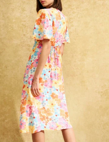 Rochie medie Nobody s child, floral print