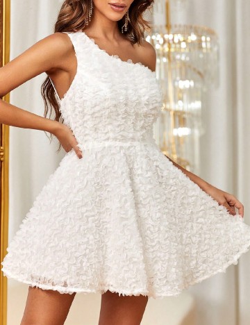
						Rochie scurta Faeriesty, alb