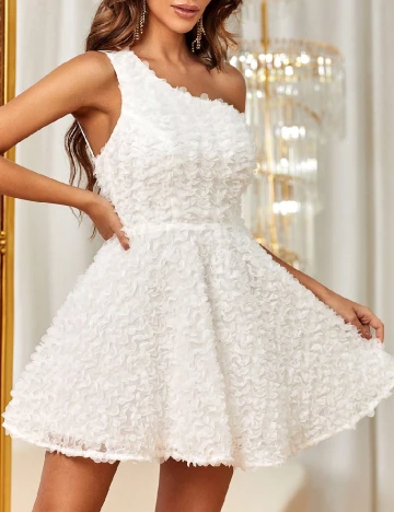Rochie scurta Faeriesty, alb