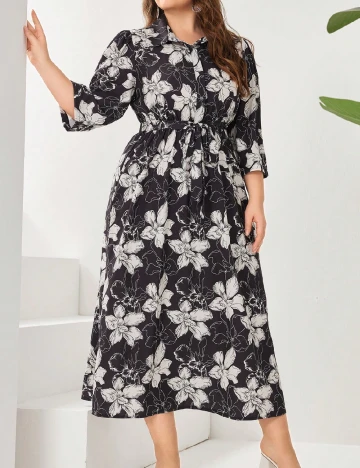 Rochie medie SHEIN CURVE, negru