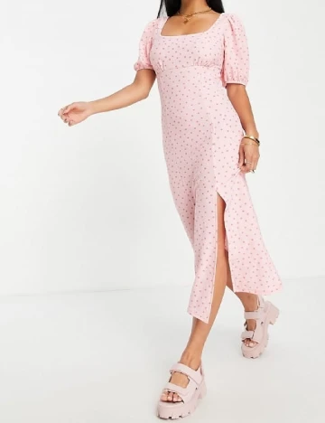 Rochie medie Miss Selfridge, roz Roz
