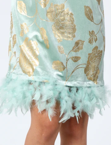 Rochie scurta night, verde