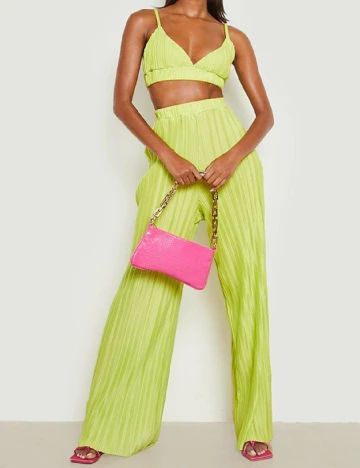Pantaloni NAANAA, verde Verde