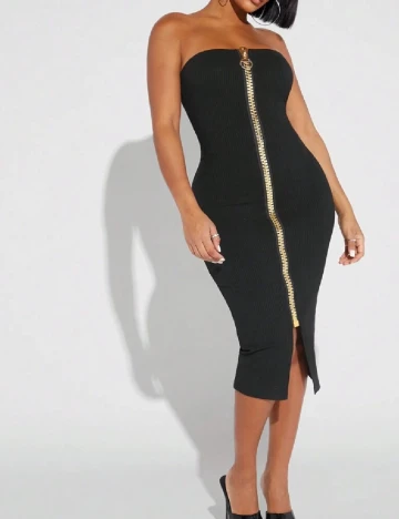 Rochie medie SHEIN, negru Negru