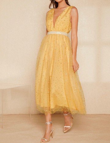 
						Rochie lunga SHEIN, galben