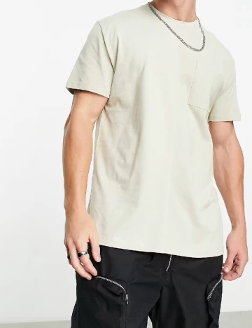 Tricou ASOS, bej