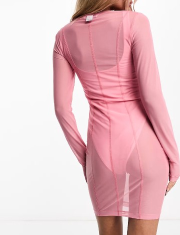 Rochie scurta Calvin Klein, roz