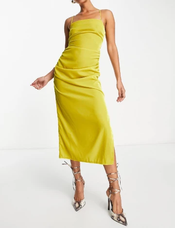 Rochie medie ASOS, galben Galben