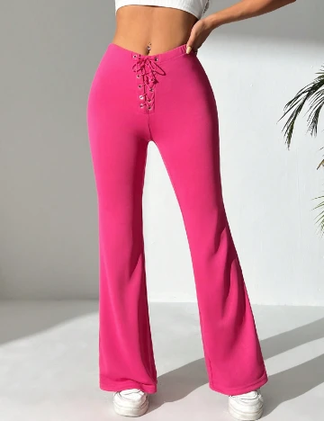 Pantaloni SHEIN, roz