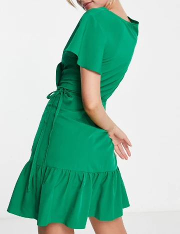 Rochie scurta Saint Genies, verde