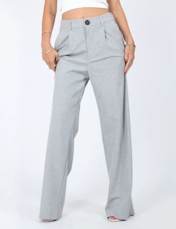 Pantaloni Stradivarius, gri Gri
