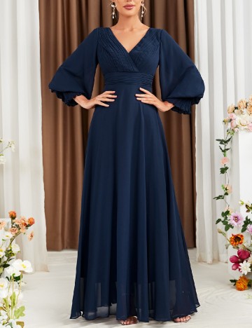
						Rochie lunga UNITHORSE, bleumarin