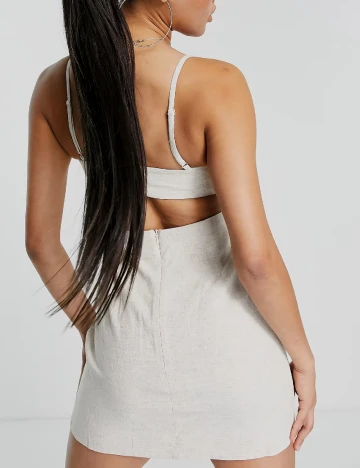 Rochie scurta ASOS, bej