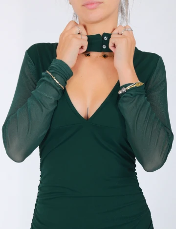 Rochie scurta SHEIN, verde Verde