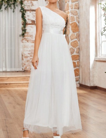 
						Rochie lunga SHEIN, alb