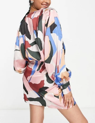 Rochie scurta ASOS, mix culori