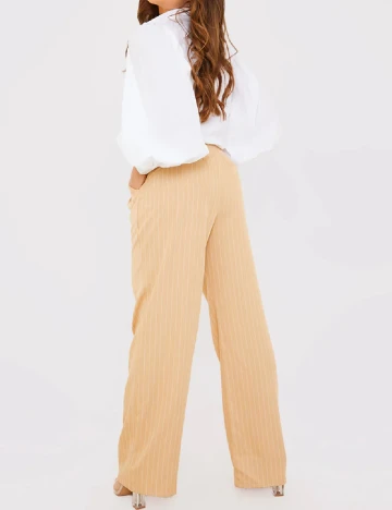 Pantaloni IN THE STYLE, crem