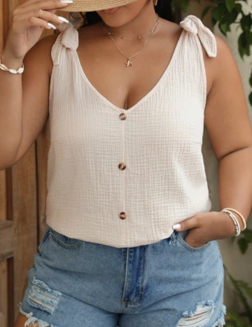 Maiou SHEIN CURVE, crem
