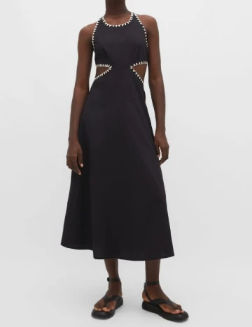 Rochie medie Stradivarius, negru