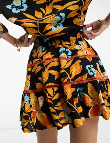 Fusta River Island, mix culori