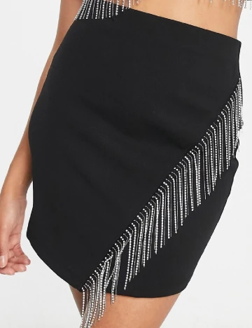 Fusta Miss Selfridge, negru