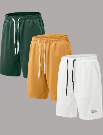 
						Set Pantaloni scurti 3 perechi SHEIN, mix culori