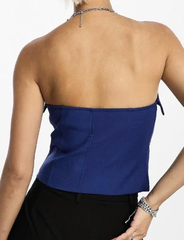 Top Bershka, albastru