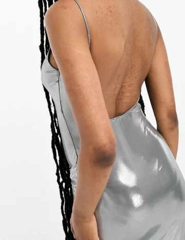 Rochie lunga Bershka, gri