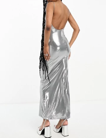Rochie lunga Bershka, gri