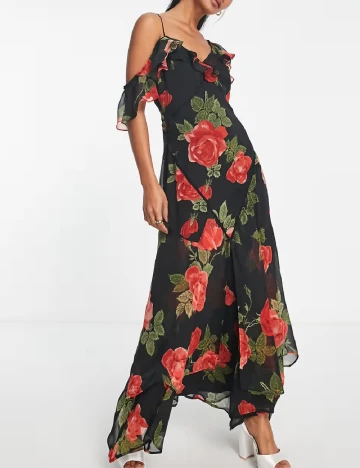 Rochie lunga ASOS, negru