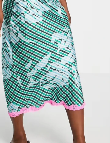 Fusta Top Shop, verde