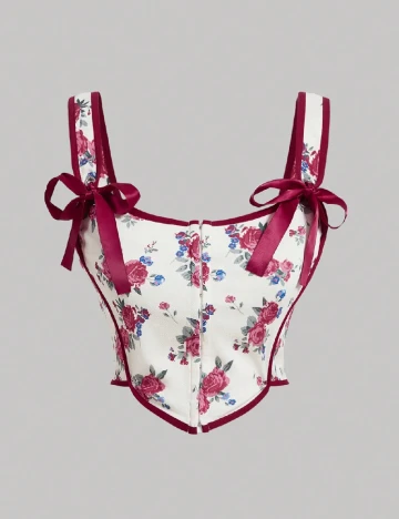 Top SHEIN CURVE, floral print
