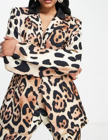 
						Sacou ASOS, animal print