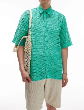 Camasa Topman, verde