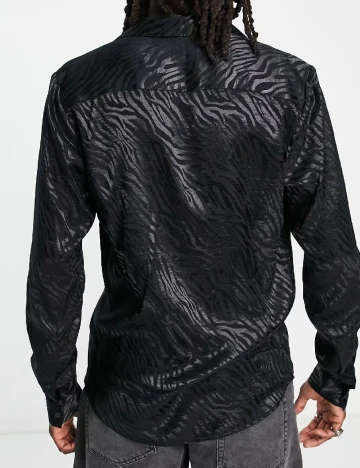 Camasa ASOS, negru