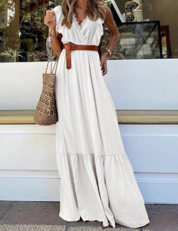 
						Rochie lunga SHEIN, alb