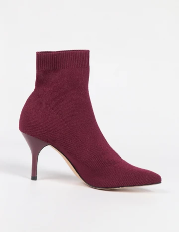 Botine Stradivarius, visiniu