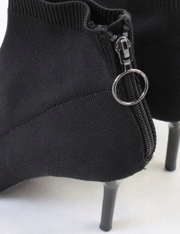 Botine Stradivarius, negru