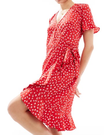 Rochie scurta Only, rosu
