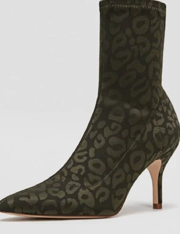 Botine Stradivarius, verde Verde