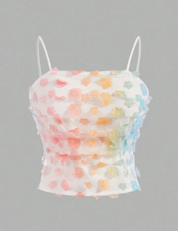 Top SHEIN, alb
