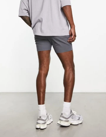 Pantaloni scurti Plus Size ASOS, gri
