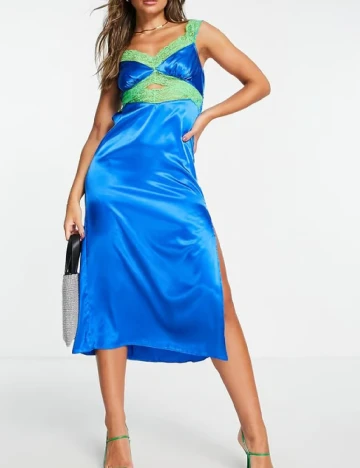 Rochie medie Top Shop, albastru