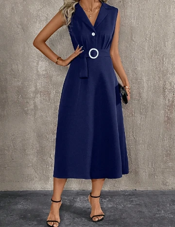 Rochie medie SHEIN, bleumarin