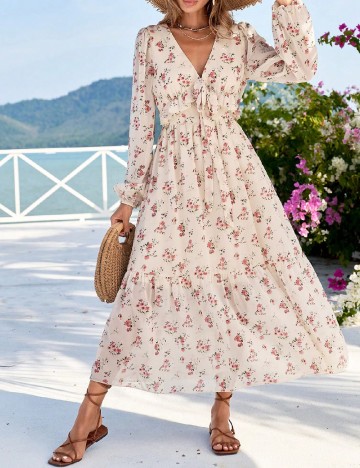 
						Rochie lunga SHEIN, floral