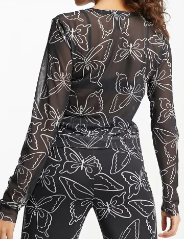 Bluza Pieces, bleumarin