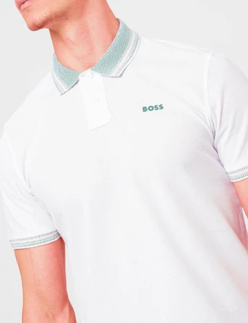 Tricou BOSS, alb Alb