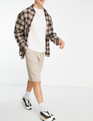 
						Pantaloni scurti Topman, crem